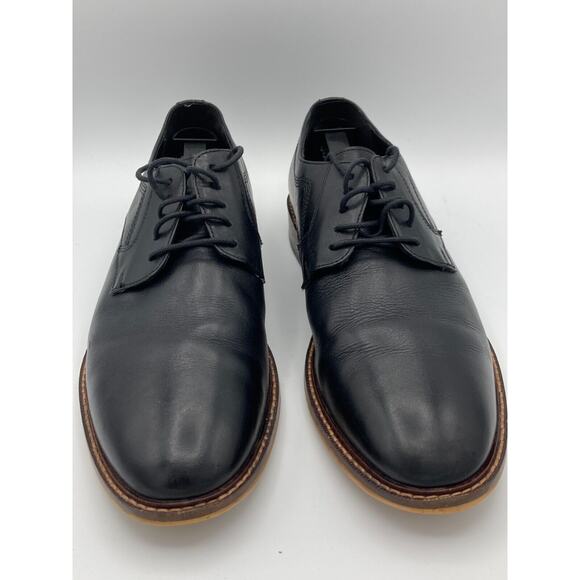 Steve Madden Black Lace Up Men's Leather Dress Shoes Size 9.5 - Picture 3 of 13